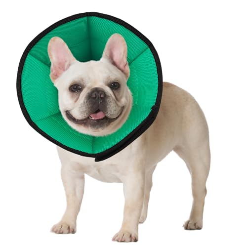 Preferhouse Medium Dog Cone Recovery Collars, Adjustable Dog Cat Cone After Surgery Prevent Licking Wunds, Breathable Mesh Male Dog Surgery Soft Cones for Medium Large Dogs, Blue-M von PREFERHOUSE