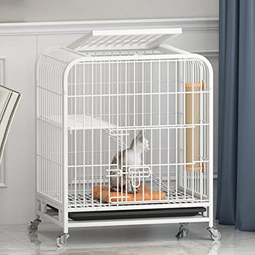 Katzenkäfig, großer 3-stöckiger Metalldrahtkäfig für Katzen, Kätzchen, Frettchen, Chinchillas, Laufstall, Käfiggehege, Zwinger, Katzenheim, 1 x Hängematte/4 x Rollen/1 x Tablett/1 x Katzento von PRESSLAY