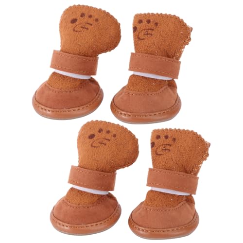 PRETYZOOM 12 STK Schneeschuhe Für Hund Wanderschuhe Für Welpen Hund Warme Schuhe Welpenschuhe Hundeschuhe Haustier Sandalen Winterschuhe Für Hunde Hund Warme Stiefel Xs Haustier Hund von PRETYZOOM