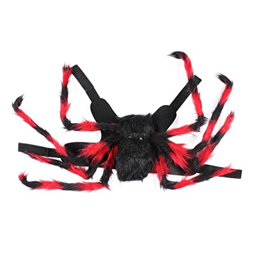 PRETYZOOM 1 Stück Haustier-Spinne-Kostü Spinnen-Requisiten Mit Riemen Halloween-Hundekleidung Halloween-Hunde-Katzen-Kostü Haustier-Halloween-Rucksack Halloween-Dekoration Für von PRETYZOOM