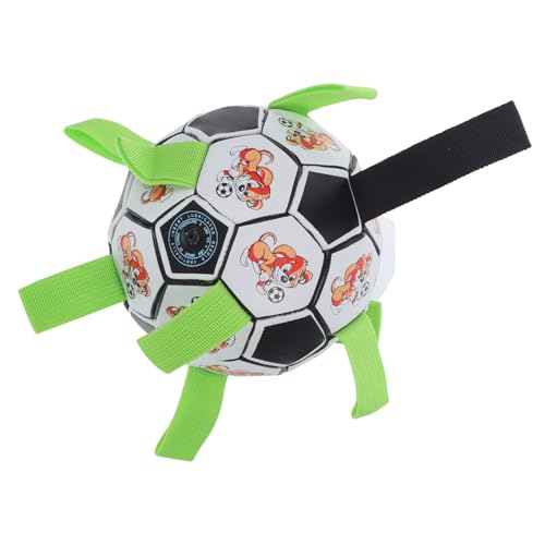 PRETYZOOM 1 Satz Hundefußball Spielzeuge Spielzeug Für Draußen Fußbälle Welpenspielzeug Haustier Aufblasbares Fußballspielzeug Interaktives Spielzeug Für Haustiere Beissen Abspielen von PRETYZOOM