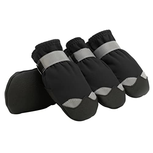 PRETYZOOM 1 Set wasserdichte Haustierschuhe Mit Rutschfester Sohle Für Hundewelpen Schneestiefel Welpenpfotenschutz Haustierschuhe rutschfeste Hundeschuhe Hundestiefel Schuhe von PRETYZOOM