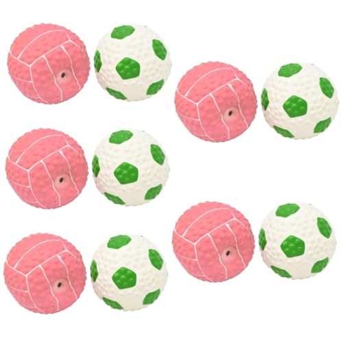 PRETYZOOM 10 Spielzeugball Beißspielzeug für Hunde IQ-Trainingsspielzeug für Hunde Kauspielzeug Puzzle-Spielzeug Spielzeug für Welpen bissfestes Beißspielzeug Hundebälle von PRETYZOOM