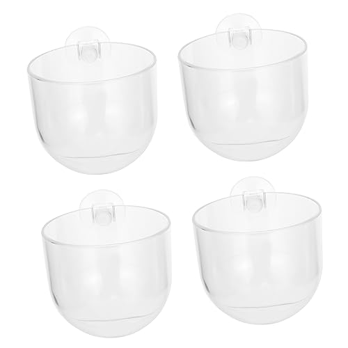 PRETYZOOM 12 Stk Tasse Wasserpflanze Wasserpflanzenhalter Mini-Dekor Anlage Aquarium Mini-Töpfe für Wasserpflanzen Pflanzgefäß für Wasserpflanzen Acryl Halterung Wasserbecher Wandbehang von PRETYZOOM