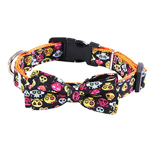 PRETYZOOM Halloween-hundehalsband Verstellbare Schnalle Halskette für Haustierbedarf Einzigartiges Halloween-themenmuster von PRETYZOOM