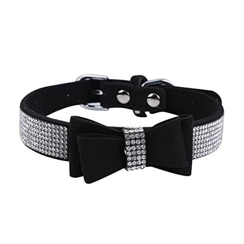 PRETYZOOM 1stk Hot Hundehalsband Strass Halsband Modeschmuck Katzenhalsband Abbrechen Glitzer Hundehalsband Haustiere Fliegen Haustierhalsband Mit Strass Welpe Schal Heißer von PRETYZOOM