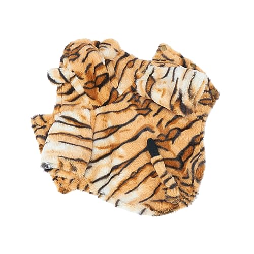 PRETYZOOM Warmer Hundemantel Mit Tigermuster Kostüm Für Hunde Bequeme Kalte Kleidung Halloween-Pullover von PRETYZOOM