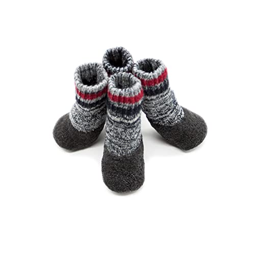 PRETYZOOM 2 Paar rutschfeste Socken Hundepfotenschutz Für Den Winter Strumpffüller Für Welpen rutschfeste Hundesocken Hundegriffsocken Klein Haustier Hund Socken Wintersocken Kleidung von PRETYZOOM