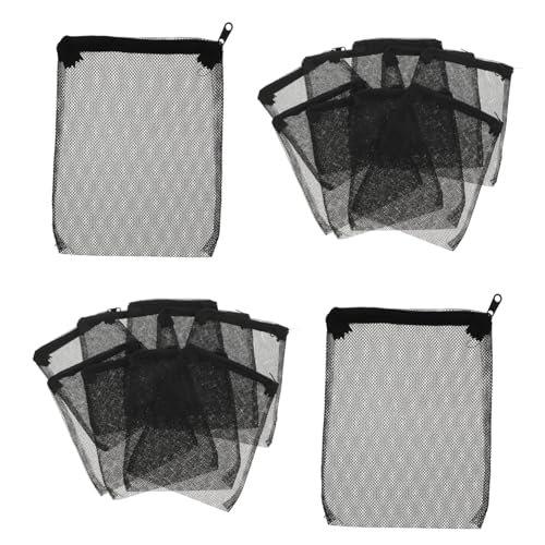 PRETYZOOM 20st Filter Für Fischbecken Netztaschen Mit Reißverschluss Media-mesh-filterbeutel Aktivkohlefilter Maschenfilter Filternetzbeutel Wasser- Filtermaterial Aquarium Wollnetz von PRETYZOOM