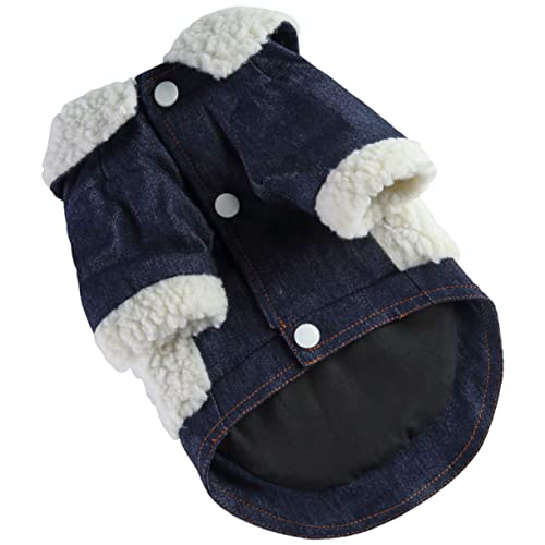 PRETYZOOM 3st Kleidung Für Haustiere Hundejacke Hundemantel Hundemäntel Für Kleine Hunde Welpen Mantel Jacke Hundehoodies Für Kleine Hunde Jeansjacken Winterkleidung Reißverschluss Polyester von PRETYZOOM