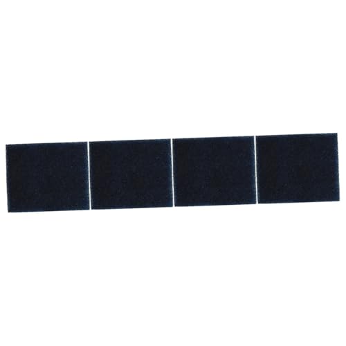 PRETYZOOM 4 Stück Filterwatte für Aquarien Aquarienkissen Teich Blau Aquarium Sieb Aquarienwasserfilter Wasserfiltermatte sauber Filterschwamm Filtermaterial Luftfilter Zubehör Bambus-Kohle von PRETYZOOM