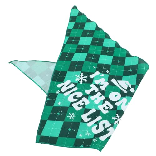 PRETYZOOM Entzückendes Hundehalstuch Haustier-lätzchen Haustier-Bandana Weihnachtsmann-haustierschal Welpenhalstuch Waschbare Katzenbandanas Hunde-Bandana-Halsband Polyester Dreieck Hündchen von PRETYZOOM