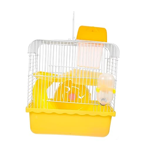 PRETYZOOM Hamsterkäfig hamsterhaus Hamster häuschen Käfige für Meerschweinchen Hamster-Reisetransporter Reisezubehör Tierkäfig meerschweinchen Schloss Rattenhütte kriechen Haustier von PRETYZOOM