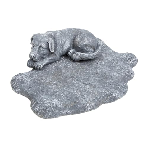 PRETYZOOM Haustiergrabstein aus Harz Skulptur zur Tiererinnerung Hunde grabstein hundegrabstein Geschenk Statuen im Freien Hunde-Haustier-Gedenksteine Grabsteine ​​für Gräber von PRETYZOOM
