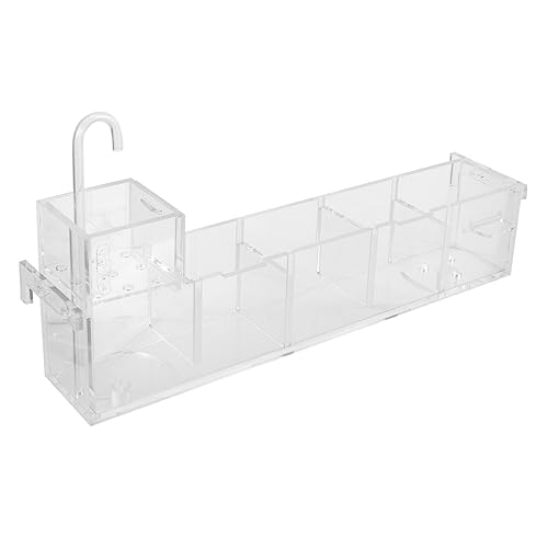 PRETYZOOM Kasten Filter Für Fischbecken -bodenfilter Eingewöhnungsbox Reinigungs-tropfbox Filterbox Für Aquarien Zuchtbox Für Fische Aquarium Auf Filter Büro Acryl Niedergang von PRETYZOOM