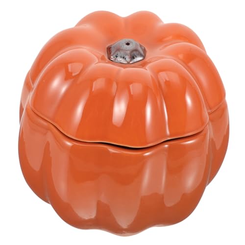 PRETYZOOM Keramiknapf für Haustiere Behälter für Tiernahrung Halloween-Katzennapf pet Water Bowl Dog Food Bowl Hasenzubehör Kürbis-Hundenapf Wassernapf für Haustiere Hündchen Container von PRETYZOOM