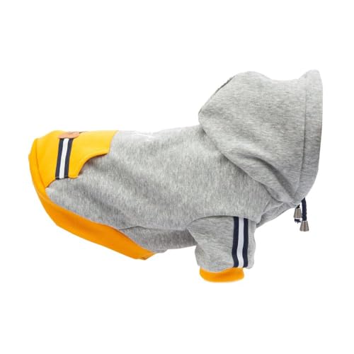 Preziosi Pet Warmes Sweatshirt für Hunde, Komforttrikot, Größe S 30 cm, Verstellbarer Klettverschluss, Kapuze und Loch für Leine, Sportbekleidung mit Knopf und Stopper an der Kapuze Preziosi Pet Warmes Sweatshirt für Hunde, Komforttrikot, Größe S 30 cm, Verstellbarer Klettverschluss, Kapuze und Loch für Leine, Sportbekleidung mit Knopf und Stopper an der Kapuze von PREZIOSI PET