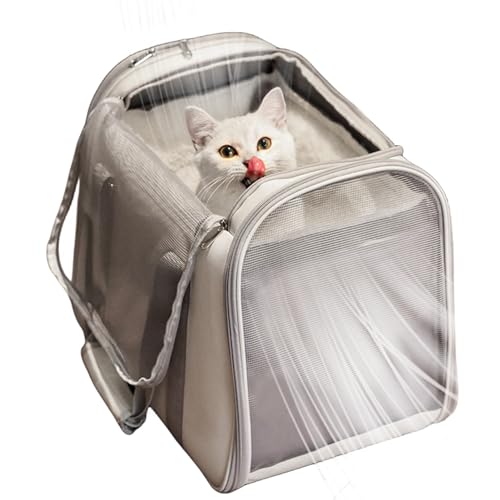 Haustier-Tragerucksack, leichte Haustier-Reisetasche, Haustier-Tragetasche, Welpen-Tragetasche, weiche und bequeme Katzentragetasche für Katzen, kleine Hunde, Haustier, Kaninchen, Hamster, von PRIMUZ