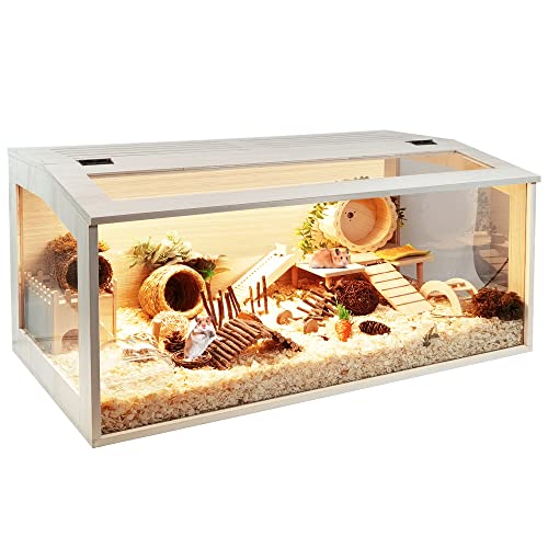 Prolee Hamsterkäfig, 122 cm, Holz, extra groß, für Mäuse und Ratten, aufklappbar, mit Acrylplatten, 121,9 cm von PROLEE