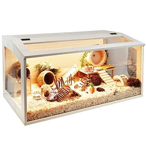 Prolee Hamsterkäfig aus Holz, 101,6 cm, Mäuse und Ratten, Habitat, aufklappbar, mit Acrylplatten, solide gebaut von PROLEE