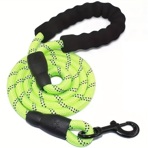 Hundeschleppseil, Starke Hundeleine, Haustierleinen for große, kleine, mittelgroße und große Hundeleine, Drag Pull Tow, Golden Retriever Hundeleine(Light Green,150cm) von PRPRP