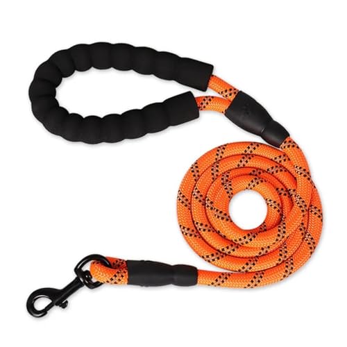 Hundeschleppseil, Starke Hundeleine, Haustierleinen for große, kleine, mittelgroße und große Hundeleine, Drag Pull Tow, Golden Retriever Hundeleine(Orange,120cm) von PRPRP