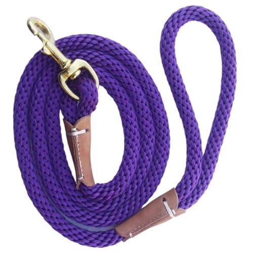 Trainingsleine for Hunde, leichte kleine und mittelgroße Hunde-Tracking-Leinen, Lange Hundeleine, Hundeleine(Purple,300cm) von PRPRP