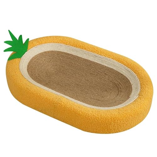 Kratzschale für Haustiere, Großer Durchmesser, Ananas, Ovale Form, Möbel, Katzenkratzpad, Langes Lounge-Bett, Sofa für Zuhause von PRTECY