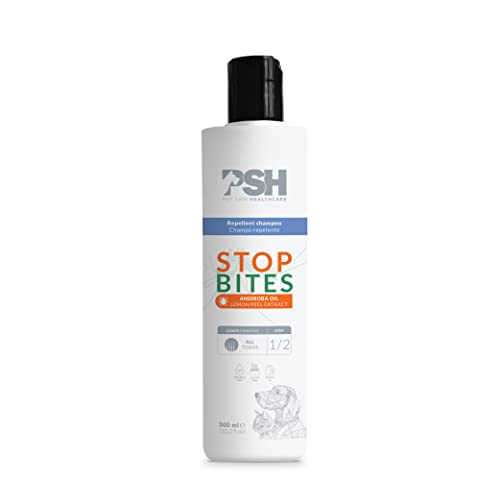 PSH PET SKIN HEALTHCARE Stop Bites Shampoo für Hunde, gegen Parasiten, 300 ml, Weiß von PSH PET SKIN HEALTHCARE