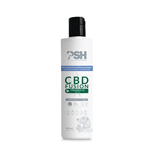 PSH Premium Herbal Fusion Shampoo für Hunde, mit CBD-Öl, 300 ml von PSH PET SKIN HEALTHCARE