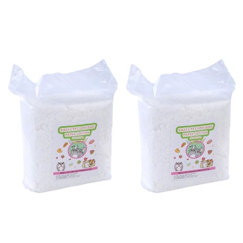 PTILSERY 450 g Naturpapier für kleine Haustiere mit Geruchskontrolle, Papiereinstreu, Kaninchen, Hamster von PTILSERY