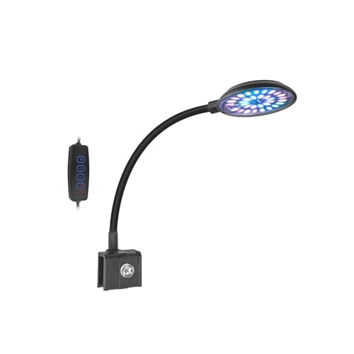 PTILSERY Aquarium-LED-Licht, 6/7 W, LED für kleine Aquarien, Clip-On-Typ, Aquarium-Licht mit Clip, verstellbare Lichtfarbe von PTILSERY