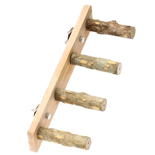 PTILSERY Papageien Leiter Kratzstange Ständer Vogelständer Käfig Spielzeug Stick Rack Spielzeug Ast Leiter Klettern Stehen von PTILSERY