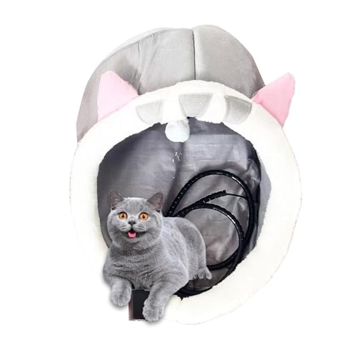 PUCHEN Beheiztes Katzenhaus - USB-Heizkatzenwärmer mit Überhitzungsschutz - Abnehmbare Hundehüttenheizung, waschbares Katzenbett für Haustiere, Hauskatzen, kleine Hunde von PUCHEN