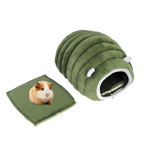 PUCHEN Hamsterbett, Meerschweinchenbett, warm, Kissen aus Wolle, Hängematte, niedliches Spielzeugnest für Tiere, Zuckergleiter, Chinchilla, Zwerghamster von PUCHEN