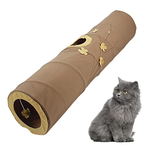 Tunnel für Katzen – Katzenversteck, Peek-Tunnel-Spielzeug, Spieltunnel, Katzenversteck von PUCHEN