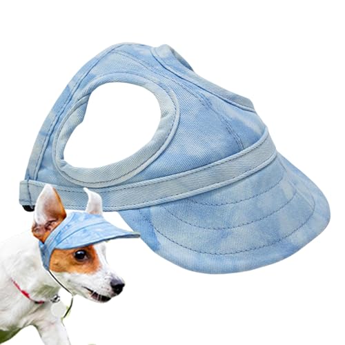 Sonnenschutz für Hunde, Reisehut, verstellbare Sommer-Reisehüte mit Ohrlöchern für Katzen, Welpen, Haustiere von PUCHEN