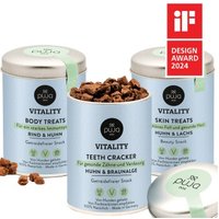 PUJA Dreifach Fit Snacks Vitality Body + Skin + Teeth für Hunde von PUJA