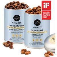 PUJA Snacks Vitality Teeth + Skin für Katzen im Doppelpack 300g von PUJA