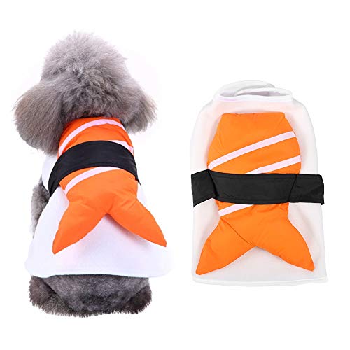 Lustige Haustier Hund Welpe Sushi Chef Kleidung Kimono Cosplay Kleidung Partys Paraden (L) von PUNELE