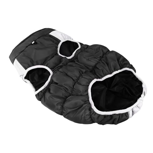 PUNELE Winter Hundemantel Verdickte Warme Bequeme wasserdichte Winddichte Reflektierende Hundejacke Winter (2XL) von PUNELE