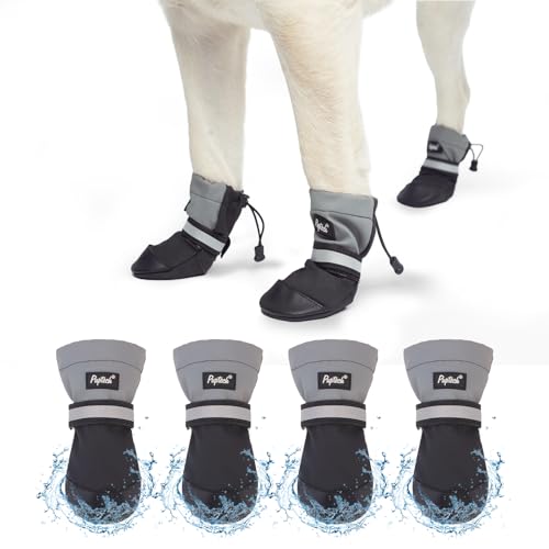 PUPTECK Hundestiefel, Schwarz, Größe M von PUPTECK