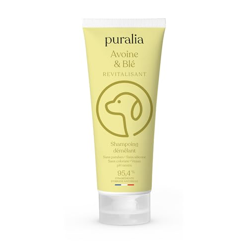 puralia - Entleer-Shampoo für Hunde, 250 ml – 95,4 % Inhaltsstoffe natürlichen Ursprungs – Formel auf Basis von Hafer und Weizen von PURALIA