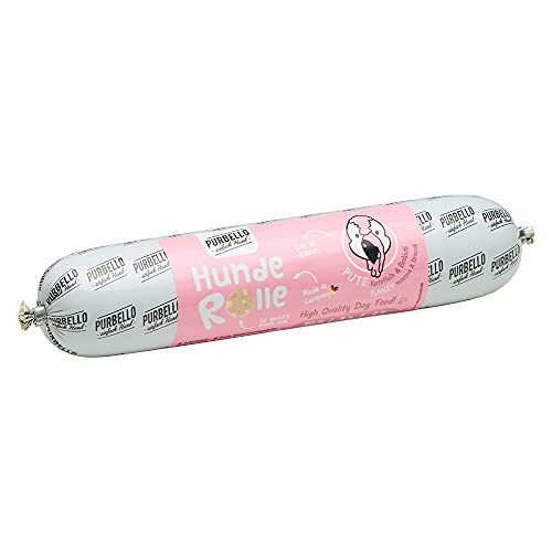 PURBELLO Hunde Rolle Pute mit Brokkoli & Kartoffeln - 400g von PURBELLO