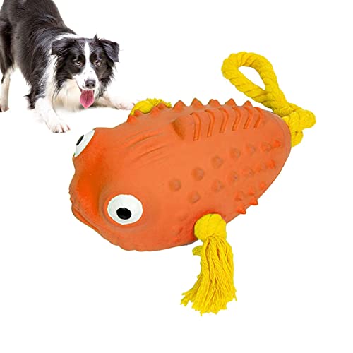 PURBLE Beißspielzeug für Welpen - Quietschendes Zahnen & beruhigendes Flexibles Hundekauspielzeug,Fischspielzeug Clownfischfor Welpenspielzeug Hundekauspielzeug Für kleine mittelgroße Hunde OralCare von PURBLE