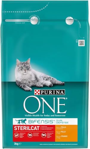 PURINA ONE Bifensis Katzenfutter sterilisiert Erwachsene mit Huhn, 2,8 kg Beutel von PURINA ONE