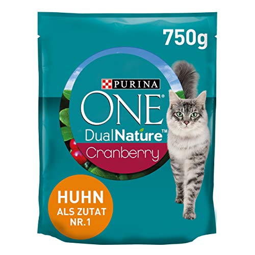 PURINA ONE Dual Nature Katzenfutter trocken, verschiedene Sorten ausgewachsene Katzen || Huhn mit Cranberry von PURINA ONE