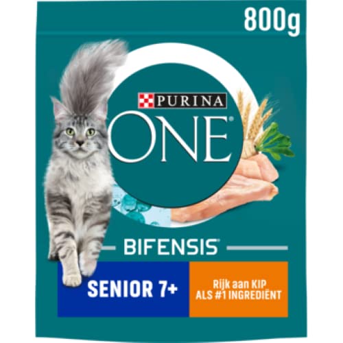 PURINA ONE Senior mit Huhn Katzenfutter 800g (4 Beutel; 3,2kg) von PURINA ONE