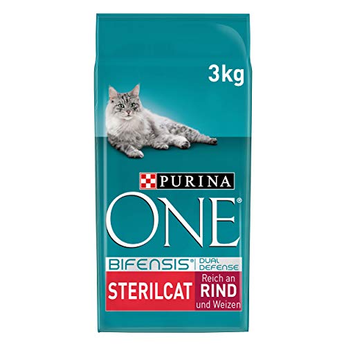 PURINA ONE Sterilcat reich an Rind und Weizen, 4 x 3kg von PURINA ONE