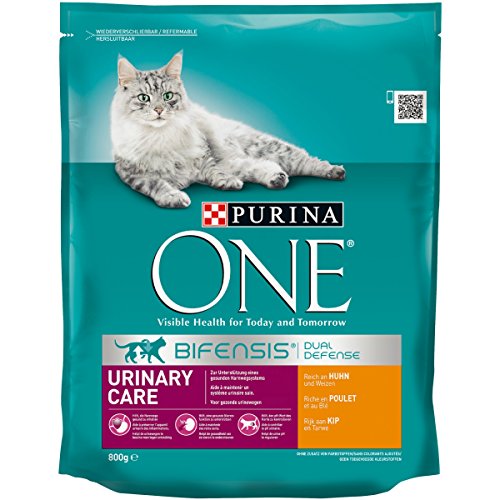 Purina ONE One Urinary Care Katzenfutter Huhn, 8er Pack (8 x 800 g) von PURINA ONE